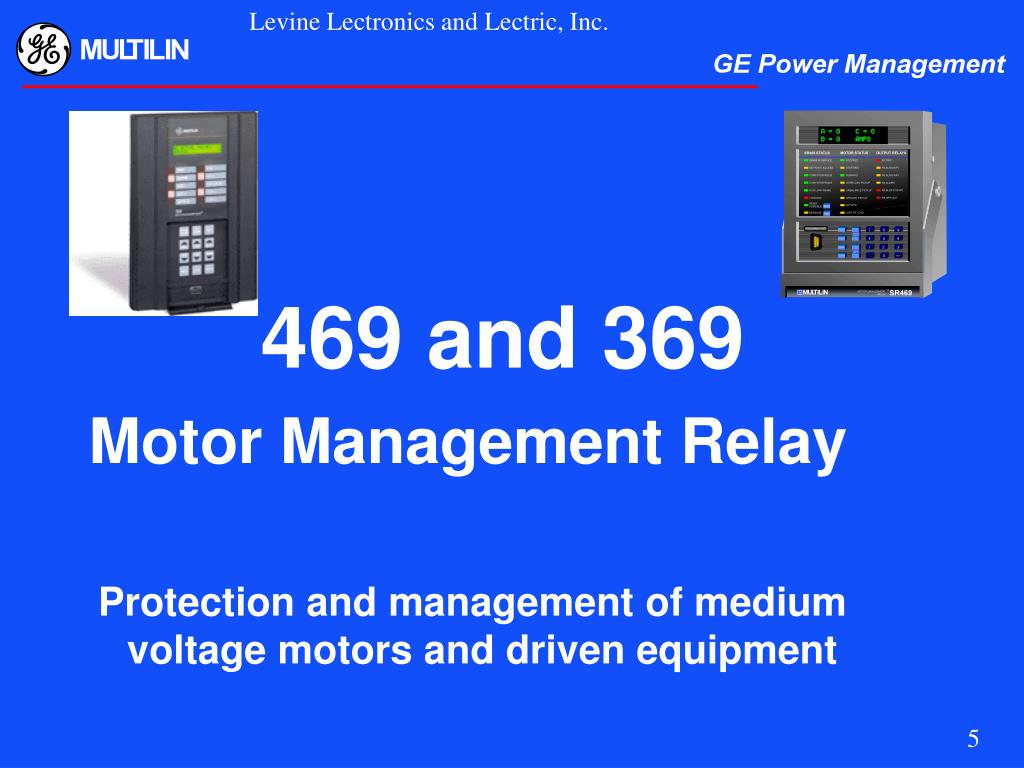 GENERAL ELECTRIC MULTILIN 369,469 Motor Management Relay GENERAL ELECTRIC MULTILIN 369,469 Motor Management Relay