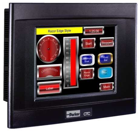 parker XPR2 touchscreen hmi operator panels XPR200