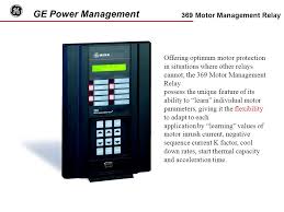 GENERAL ELECTRIC RELAY MULTILIN 369 TYPE : 369-H1-R-0-0-0-0-E,369-HI-0-B-0-0-0-0,369-HI-0-B-F-D-0-E,369-