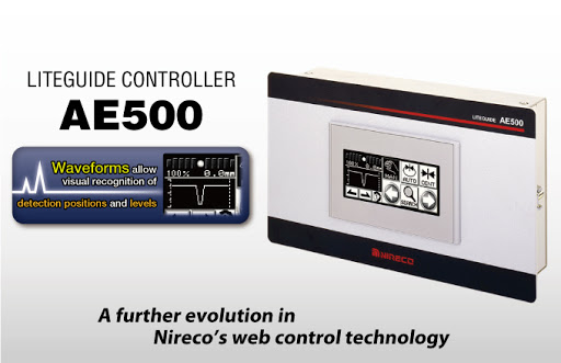 NIRECO AE500 Tension Controller Web Control Systems Edge Position Control Systems(Electric type) Liteguide